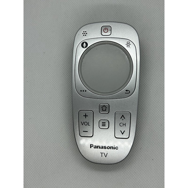 Genuine Panasonic TV remote N2QBYB000033 in silver colour