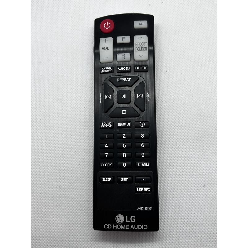 LG Home Audio Remote Control AKB74955351 for CD player systems