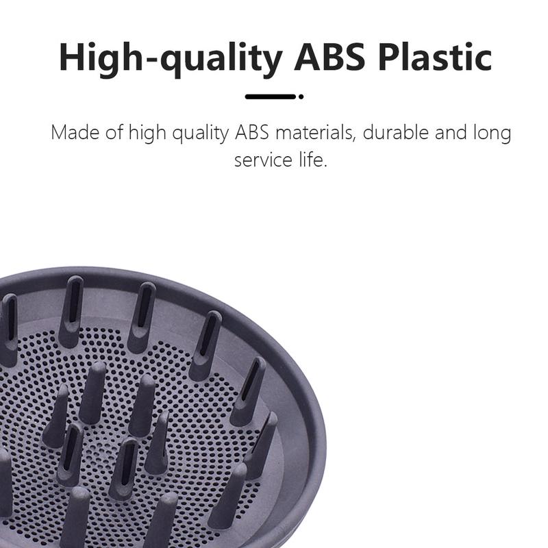 Diffuser attachment detail for Dyson hair dryer