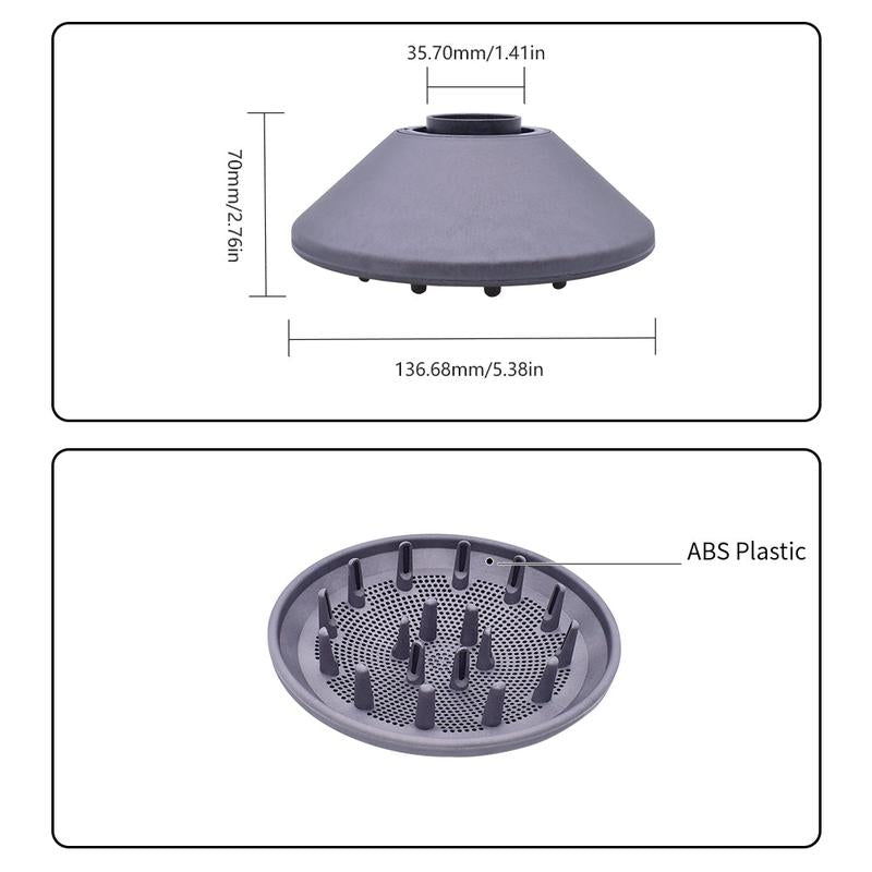 Diffuser for Dyson Supersonic showing airflow design