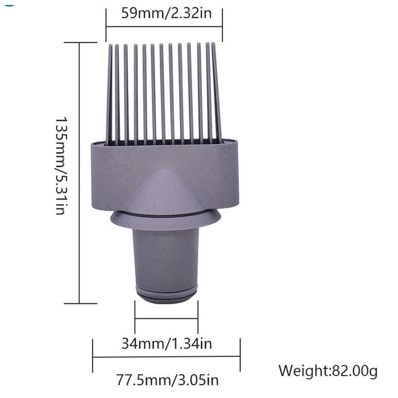 Wide tooth comb for Dyson Supersonic packaging