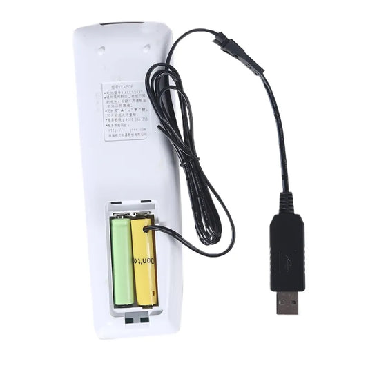 USB Battery Eliminator for 1-4pcs x 1.5V AAA Batteries (1.5V, 3V, 4.5V, 6V)