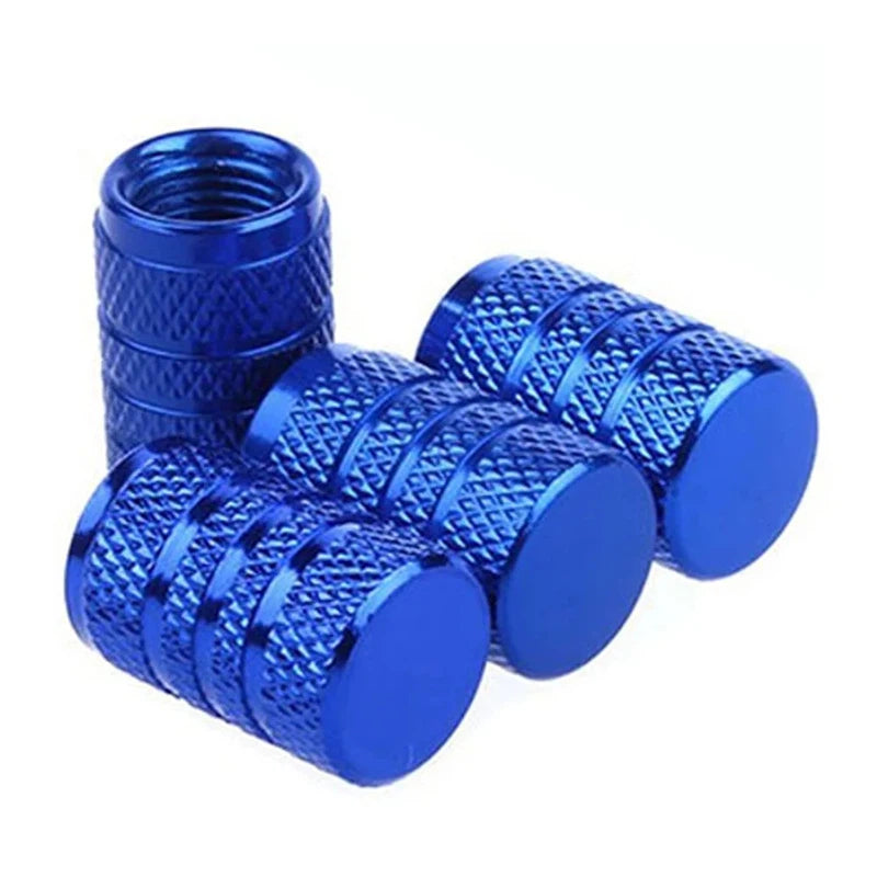 Dust proof aluminium valve caps for vehicles