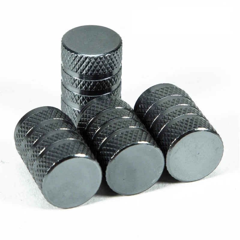 Aluminium valve caps packaging 4 pieces
