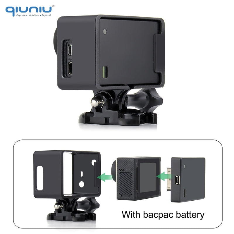 GoPro protective frame showing precise button cutouts