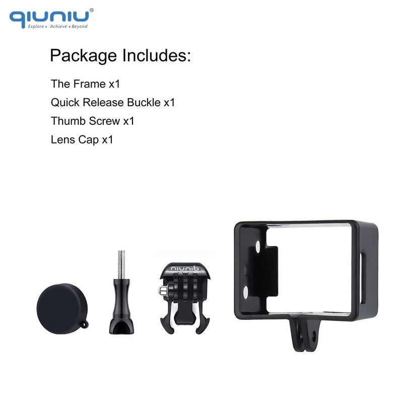 GoPro frame housing showing Bacpac compatibility and button access