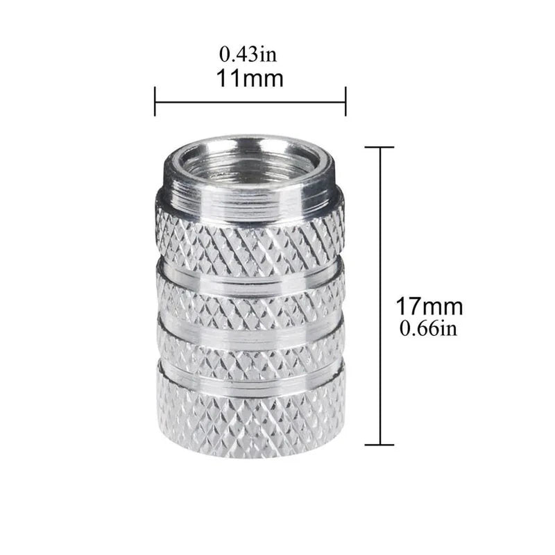Car tyre valve cap with O-ring seal