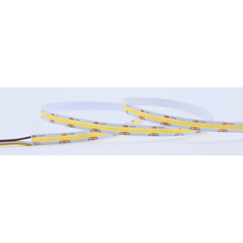 Ultra-bright COB LED strip 12V with adhesive backing