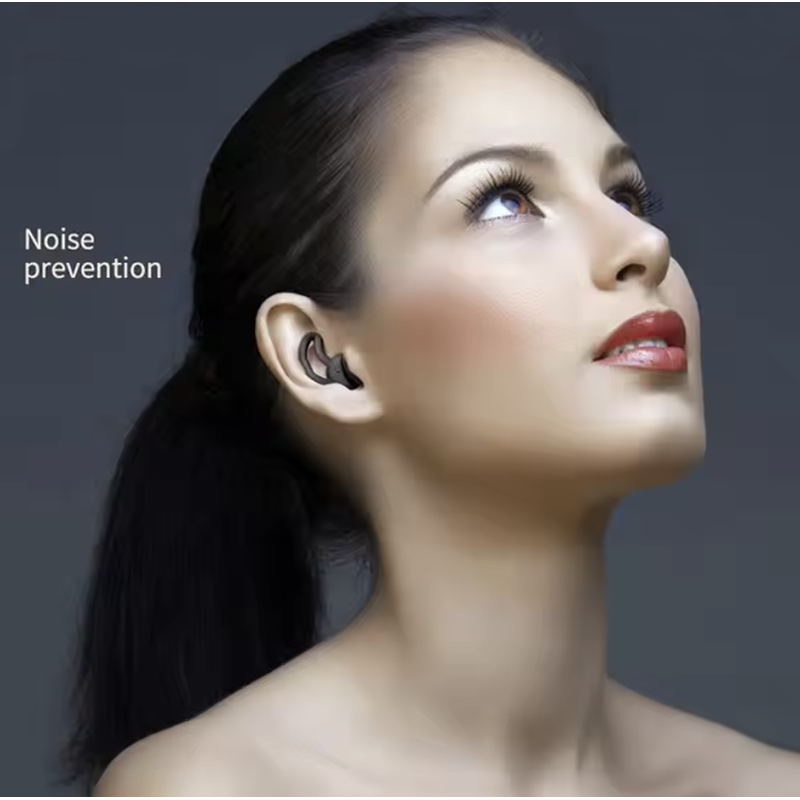 Waterproof silicone earplugs ergonomic design