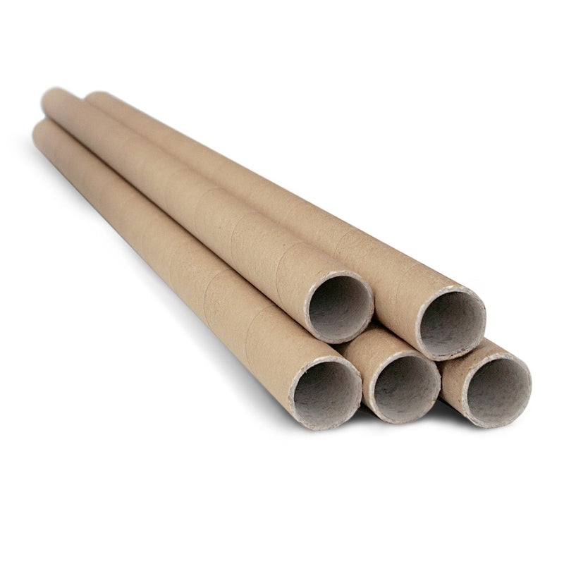 100mm diameter paper mailing tube with end caps for shipping