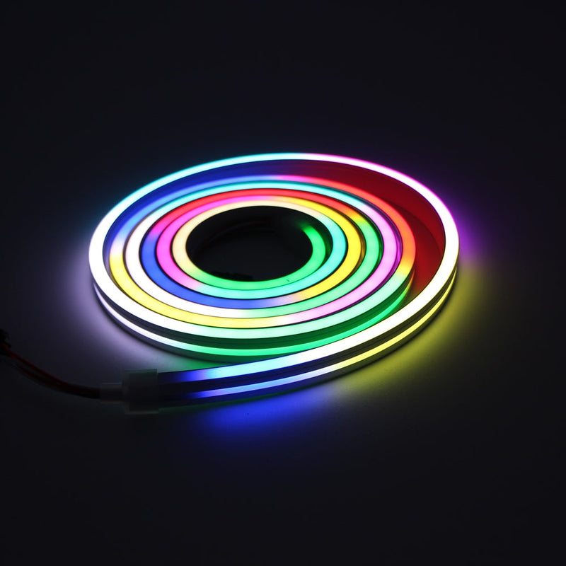 12V WS2811 RGB addressable dream colour LED strip with IP68 waterproof rating