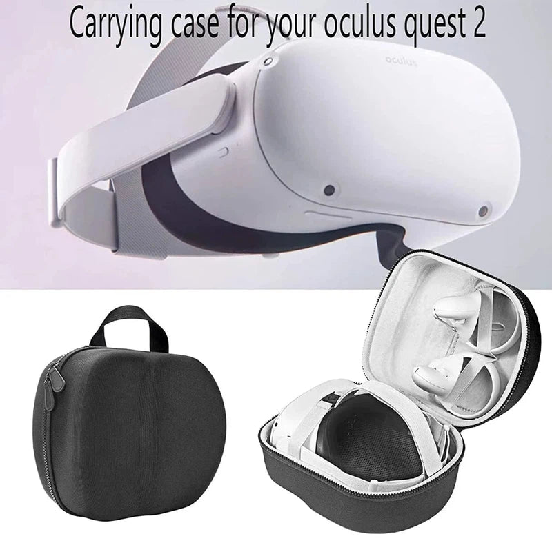 Quest 2 VR headset protective case side view