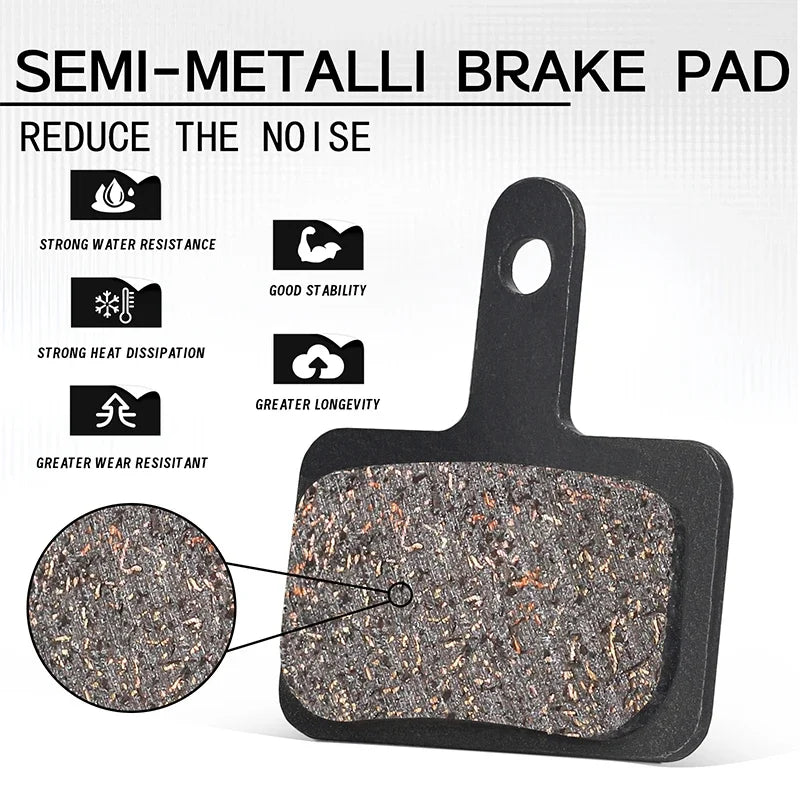 Semi-metallic pad compound