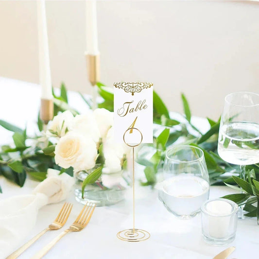 Table Number Card Holder, 22cm tall, 12 Pcs