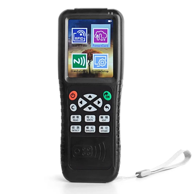 NFC 125KHz 13.56MHz Smart Card Reader Writer RFID Copier X100 USB Port Access Card Programmer Duplicator Copy Encrypted Keys