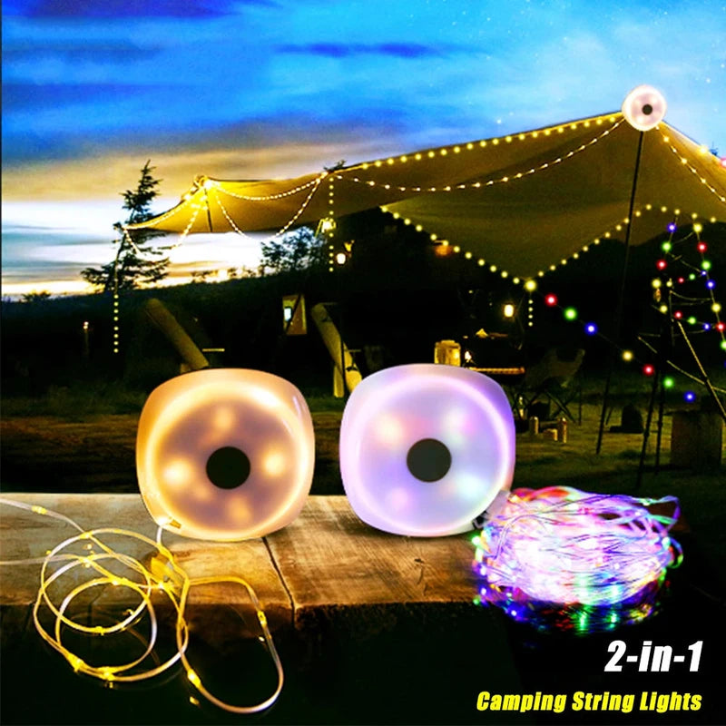 Campsite string lights online