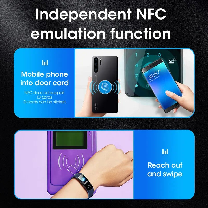 NFC 125KHz 13.56MHz Smart Card Reader Writer RFID Copier X100 USB Port Access Card Programmer Duplicator Copy Encrypted Keys