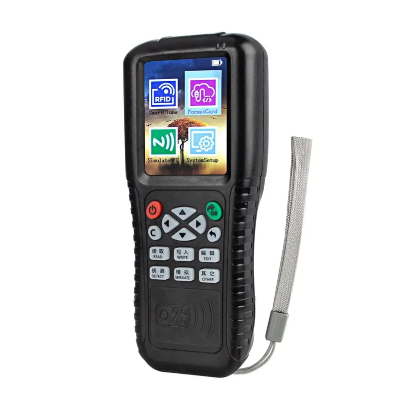 NFC 125KHz 13.56MHz Smart Card Reader Writer RFID Copier X100 USB Port Access Card Programmer Duplicator Copy Encrypted Keys