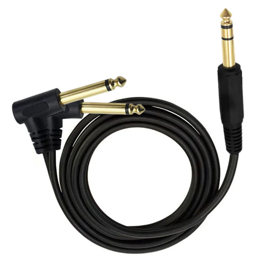 1/4 inch stereo to two mono plugs