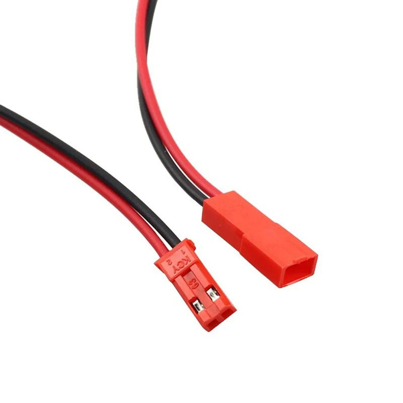 2 pin JST plug connector cable with male and female pair