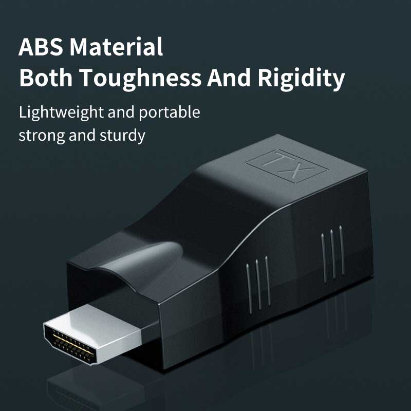 RJ45 4K HDMI-compatible Extender Extension Up to 30m Over Cat5e CAT6 Ethernet Cable RJ45 Ports LAN Network For PS3 TV PC DVD STB