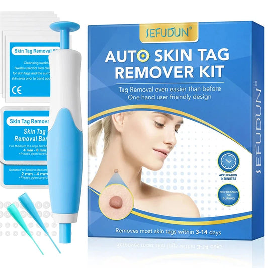 Double Headed Pen Set Auto Skin Tag Remover Kit