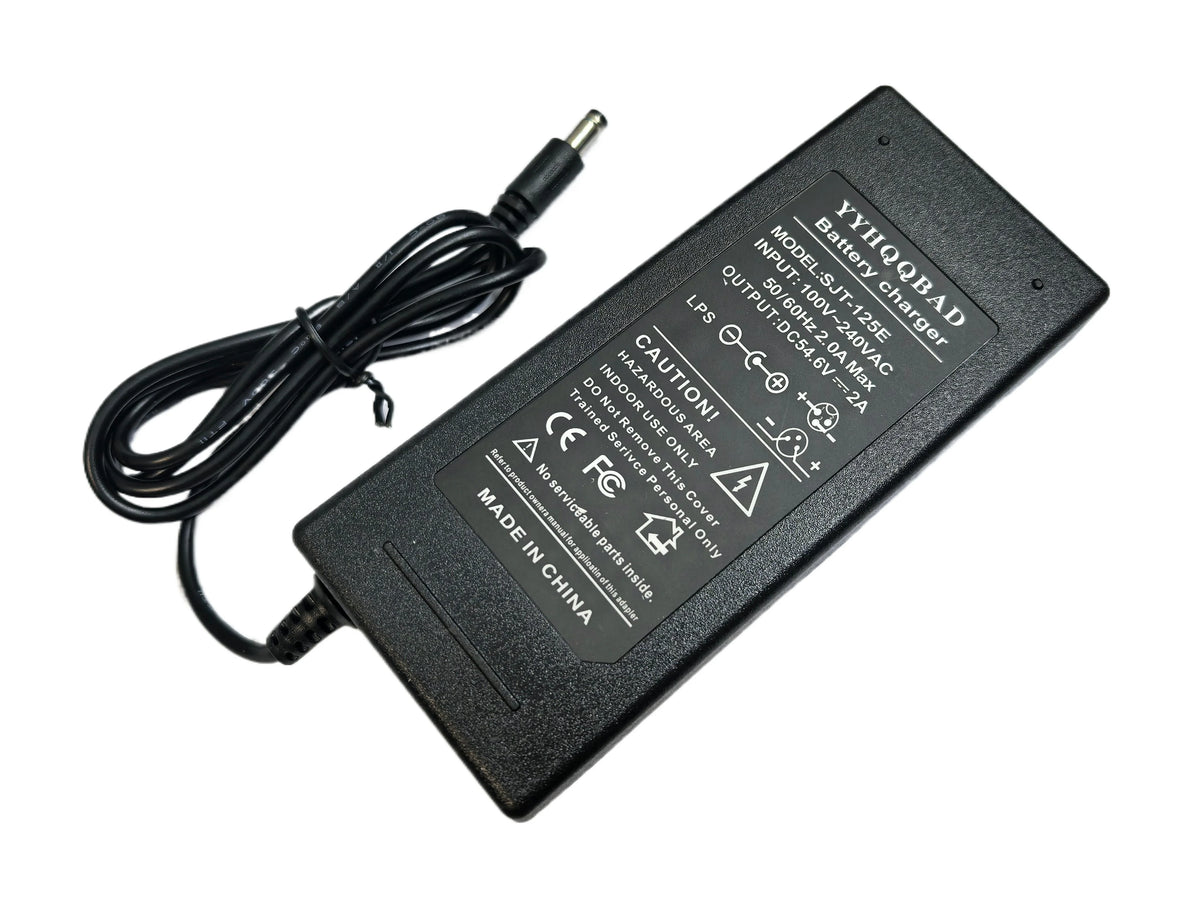 54.6V 2A lithium e-bike charger