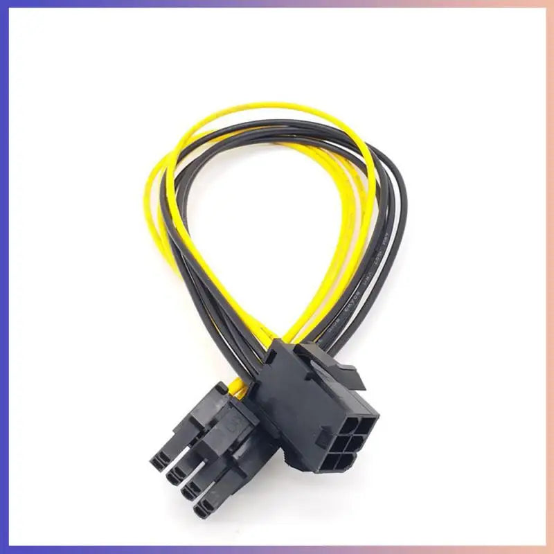30cm PCIe 6 Pin To 8 Pin Power Adapter Cable For PCIe Video Cards