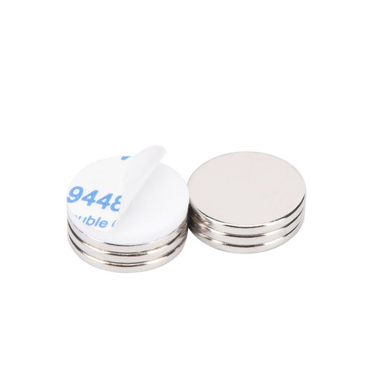 Small Disc Rare Earth Neodymium Magnet for DIY - Single pc w/ adhesive