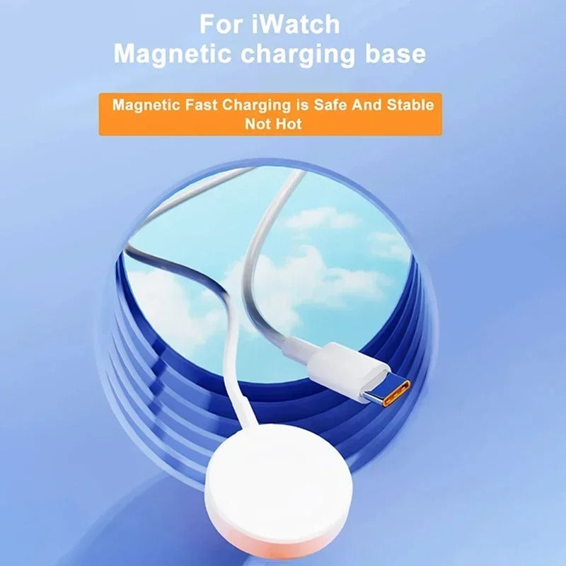 Apple Watch wireless charger with USB option