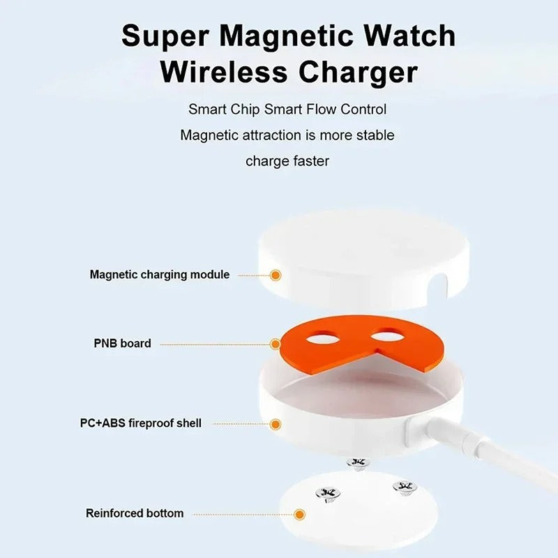 Magnetic Apple Watch charger for travel