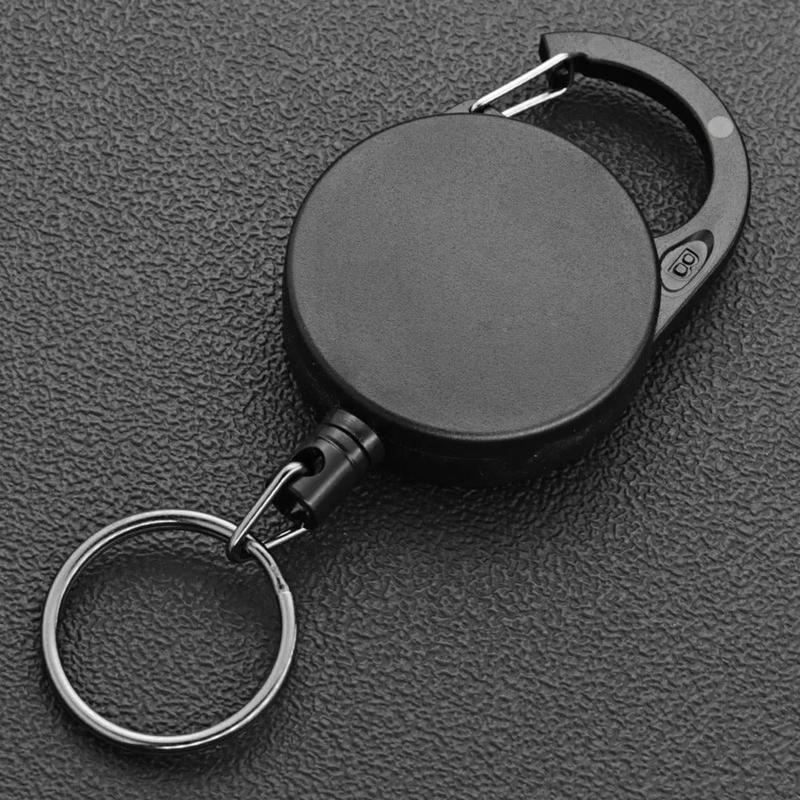 65cm Multifunctional Roll Retractable Keychain Card Holder