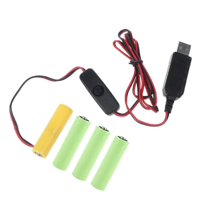 Battery Eliminator USB replaces AA Batteries