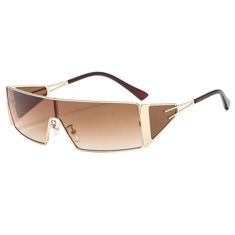 Stylish coloured lens sunglasses showing alloy frame detail