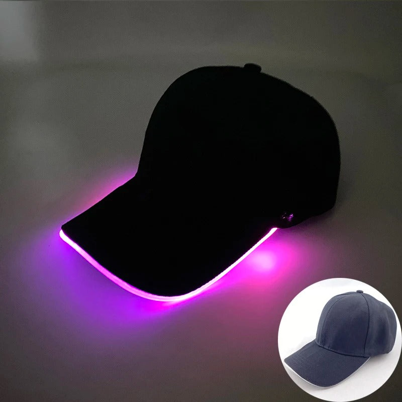 Light Up LED Glowing Baseball Hat / Cap