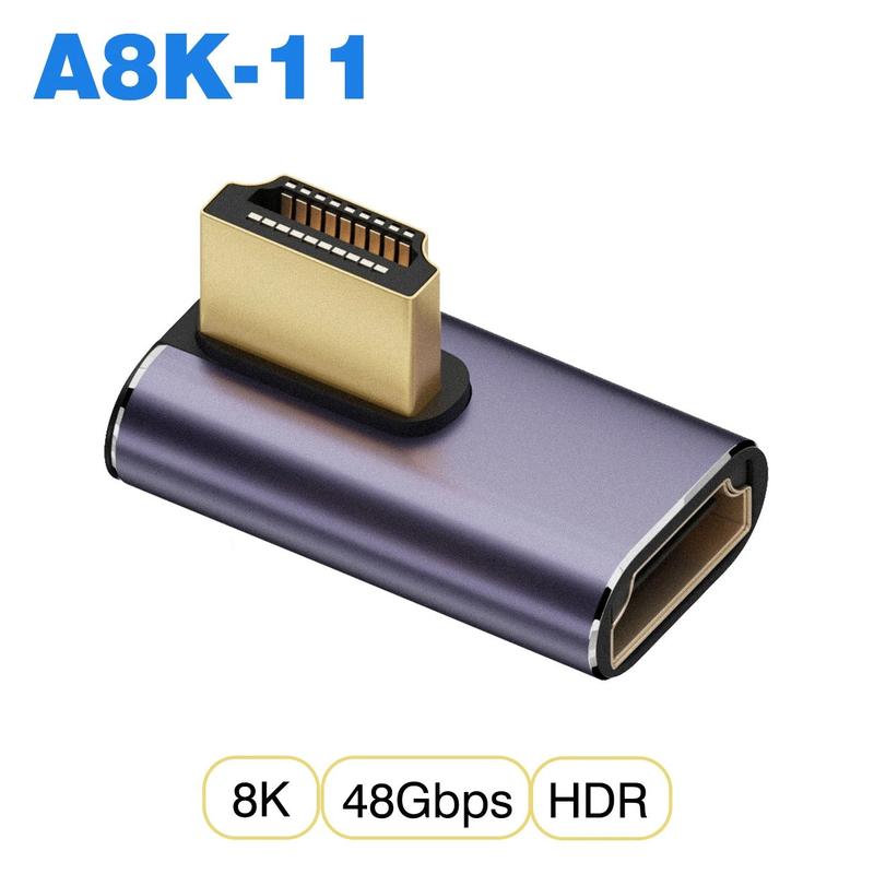 HDMI adapter connecting laptop to HDTV display