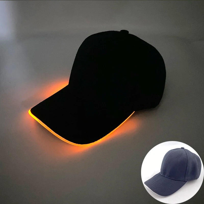 Light Up LED Glowing Baseball Hat / Cap