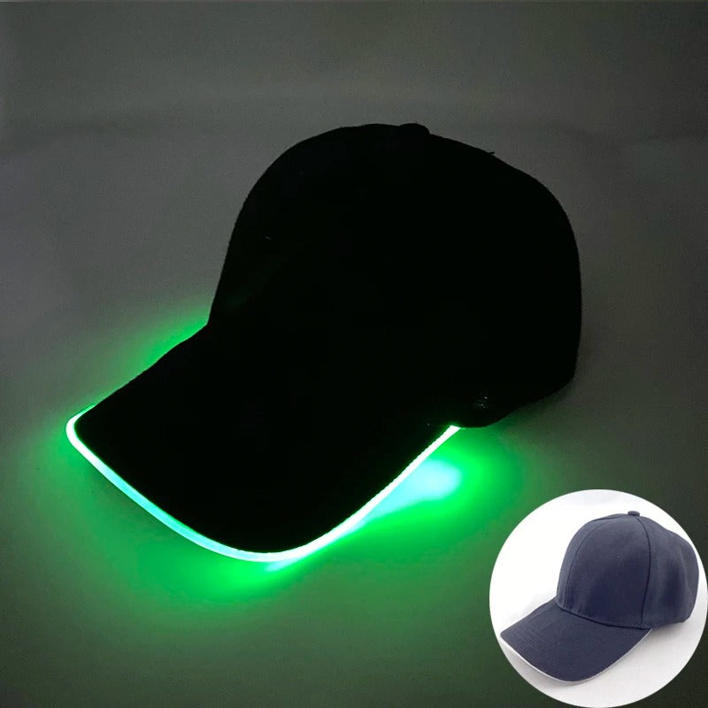 Light Up LED Glowing Baseball Hat / Cap