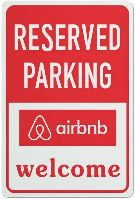 Reserved Parking Sign for Airbnb etc - 20x30cm