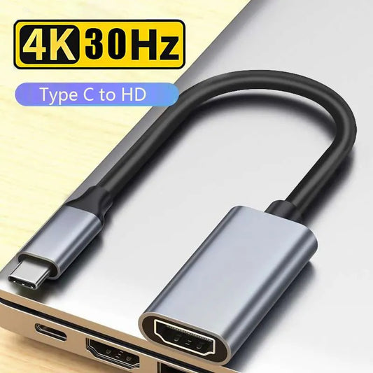 USB-C 3.1 Type-C to HDMI-compatible 4K Conversion Cable