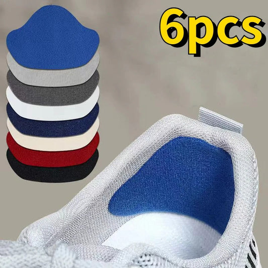 6-piece self-adhesive heel repair patches for sports shoes