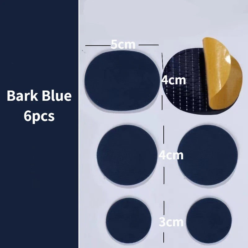 6-Piece Round Self-Adhesive Shoe Heel Repair Patches