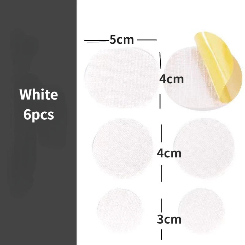6-Piece Round Self-Adhesive Shoe Heel Repair Patches