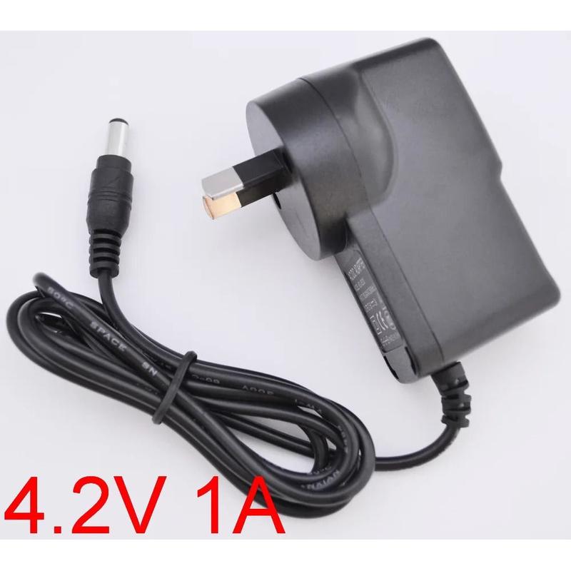 Lithium battery charger 1A with multiple voltage options