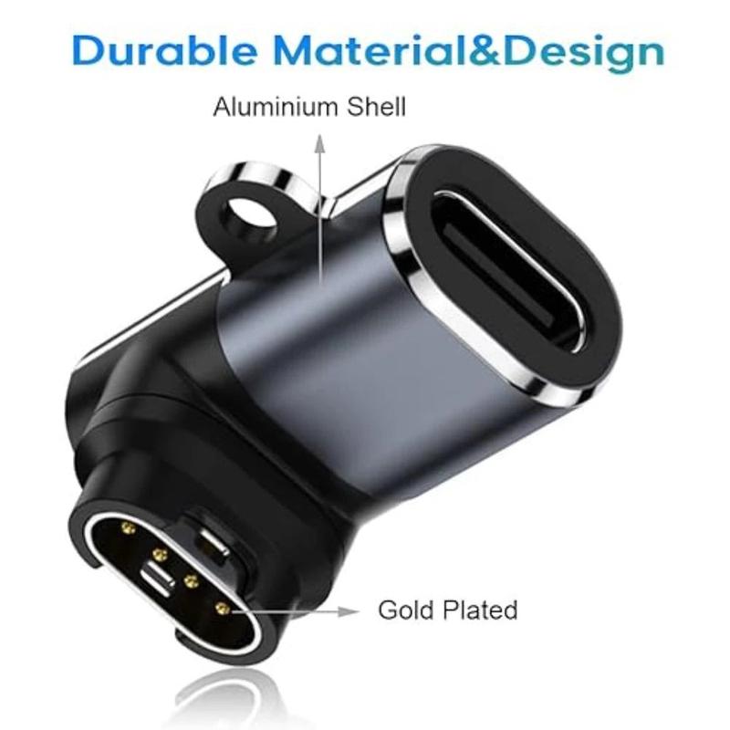 USB-C charging adapter for Garmin watches