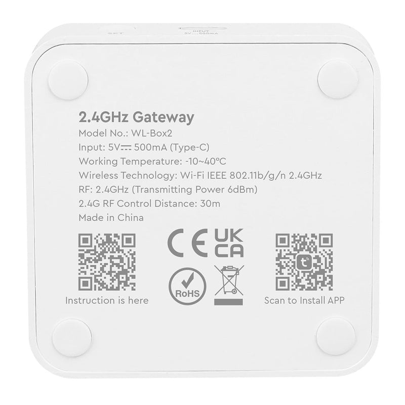 MiBoxer WL-Box2 WiFi hub with smartphone app control interface