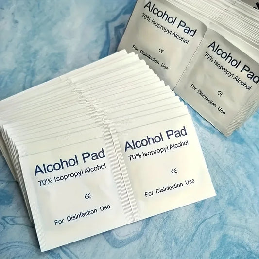 75% Alcohol Disinfectant Cotton Pads - 100 Pack
