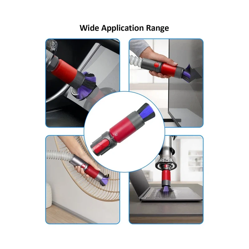 Dyson dust brush attachment with soft bristles for delicate surfaces