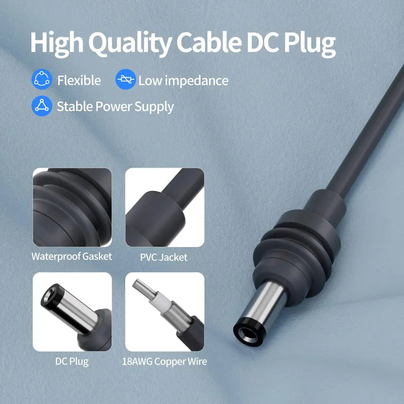 Starlink Mini vehicle charger connected to cigarette lighter socket