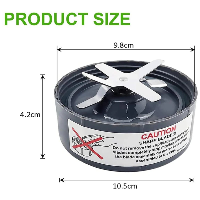 NutriBullet extractor blade dimensions and measurements
